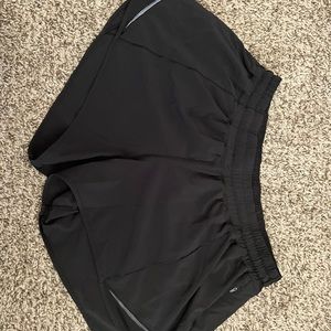 Black Lululemon Hotty Hot Short